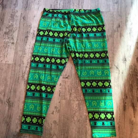 Green st pats legging - Picture 3 of 3